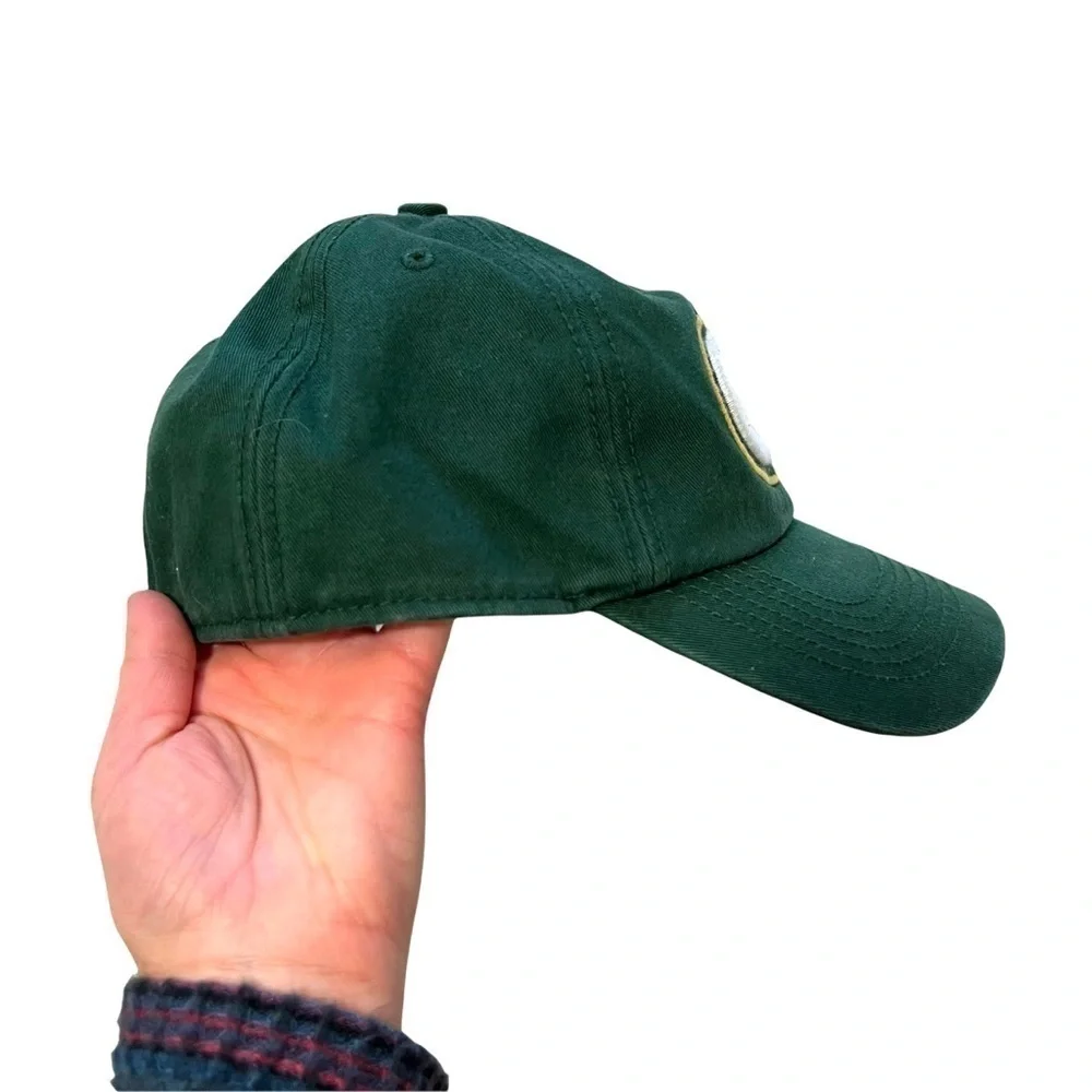 47 Green Bay Packers Logo NFL Green Cotton Sustainable Baseball Hat Cap Size M